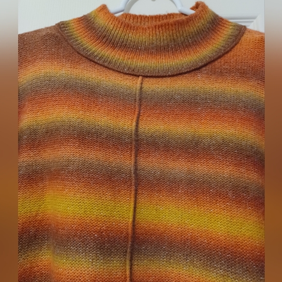 Beach Lunch Lounge Womens Size 16 - 18 Mock Neck Space Dye Sweater - Picture 4 of 10